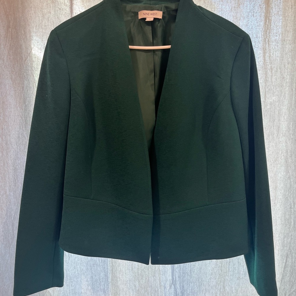 Nine West Women's Dark Green Blazer